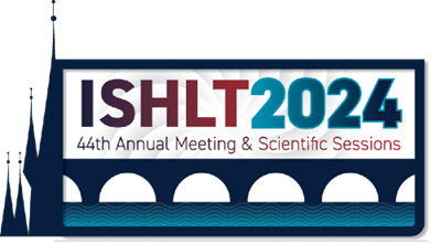 A digital flyer for the ISHLT 2024 44th Annual Meeting and Scientific Sessions